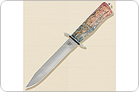 Нож НТ19 Танковый стабилизированная карельская береза, эи-107, никель : фото 2