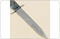 Нож НТ19 Танковый стабилизированная карельская береза, эи-107, никель : фото 3