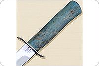 Нож НТ19 Танковый стабилизированная карельская береза, эи-107, никель : фото 3