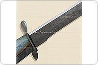 Нож НТ19 Танковый стабилизированная карельская береза, эи-107, никель : фото 4