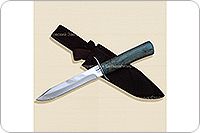 Нож НТ19 Танковый стабилизированная карельская береза, эи-107, никель : фото 5