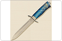 Нож НТ19 Танковый стабилизированная карельская береза, эи-107, никель : фото 2