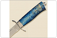 Нож НТ19 Танковый стабилизированная карельская береза, эи-107, никель : фото 4