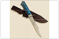 Нож НТ19 Танковый стабилизированная карельская береза, эи-107, никель : фото 5