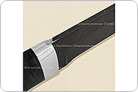 Н4 Алтай наборная кожа, черный дамаск, алюминий : фото 5