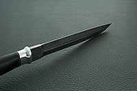 Н76 Бурят граб (черное дерево), черный дамаск, алюминий : фото 8