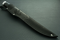 Н76 Бурят граб (черное дерево), черный дамаск, алюминий : фото 11