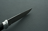Нож Н8-Лондон-Спецназ граб (черное дерево), черный дамаск, алюминий : фото 8