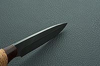 Нож НР3 Гумбольт береста, черный дамаск, текстолит : фото 8