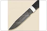 Нож Н33 Робинзон микропористая резина, черный дамаск, алюминий : фото 3