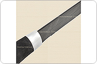 Нож Н33 Робинзон микропористая резина, черный дамаск, алюминий : фото 5