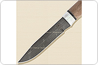 Нож Н33 Робинзон орех, черный дамаск, алюминий : фото 3