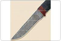 Нож Н14-Тифлис  микропористая резина, черный дамаск, текстолит : фото 3