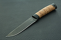 Нож Н14-Тифлис  береста, черный дамаск, текстолит : фото 2