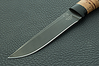 Нож Н14-Тифлис  береста, черный дамаск, текстолит : фото 3