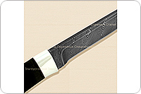 Нож Н14-Тифлис  микропористая резина, черный дамаск, алюминий : фото 5