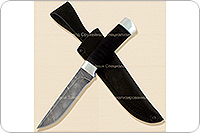 Нож Н14-Тифлис  микропористая резина, черный дамаск, алюминий : фото 6