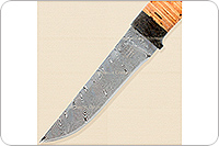 Нож Н14-Тифлис  береста, контрастный дамаск, текстолит : фото 3