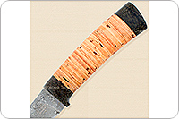 Нож Н14-Тифлис  береста, контрастный дамаск, текстолит : фото 4