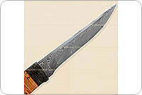 Нож Н14-Тифлис  береста, контрастный дамаск, текстолит : фото 5
