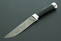 Нож Н14-Тифлис  наборная кожа, нержавеющий дамаск, алюминий : фото 2