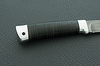 Нож Н14-Тифлис  наборная кожа, нержавеющий дамаск, алюминий : фото 5