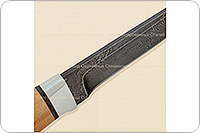 Нож Н14-Тифлис  орех, нержавеющий дамаск, алюминий : фото 5