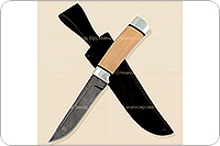 Нож Н14-Тифлис  орех, нержавеющий дамаск, алюминий : фото 6