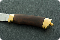 Нож Н3-Гумбольт береза, эи-107, латунь покрытая золотом : фото 6