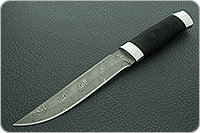 Нож Н3-Гумбольт микропористая резина, нержавеющий дамаск, алюминий : фото 2