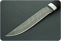 Нож Н3-Гумбольт микропористая резина, нержавеющий дамаск, алюминий : фото 3