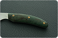 Нож Н25 Виконт накладки стабилизированная карелка, эи-107, цельнометаллический : фото 6