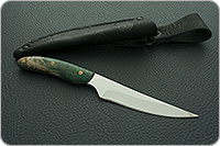 Нож Н25 Виконт накладки стабилизированная карелка, эи-107, цельнометаллический : фото 9