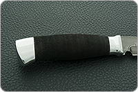 Нож НР21 Рыболов микропористая резина, черный дамаск, алюминий : фото 5