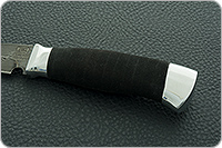 Нож НР21 Рыболов микропористая резина, черный дамаск, алюминий : фото 6