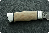 Нож НР21А Рыбак орех, нержавеющий дамаск, алюминий : фото 5