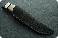 Нож НР21А Рыбак орех, нержавеющий дамаск, алюминий : фото 10