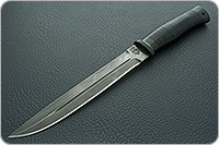 Н76 Бурят наборная кожа, черный дамаск, текстолит : фото 2