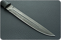 Н76 Бурят наборная кожа, черный дамаск, текстолит : фото 4