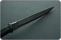 Н76 Бурят наборная кожа, черный дамаск, текстолит : фото 8