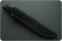 Нож НР3  Гумбольт  (гравировка никель) наборная кожа, черный дамаск, текстолит : фото 10