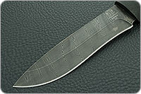 Нож Н6 Александр II микропористая резина, черный дамаск, текстолит : фото 3