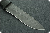 Нож Н6 Александр II микропористая резина, черный дамаск, текстолит : фото 4