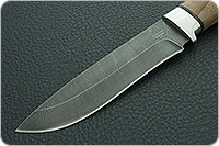 Нож Н6 Александр II орех, черный дамаск, алюминий : фото 3