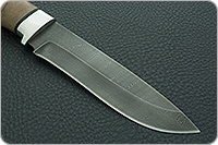 Нож Н6 Александр II орех, черный дамаск, алюминий : фото 4