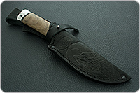 Нож Н6 Александр II орех, черный дамаск, алюминий : фото 10
