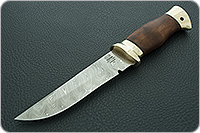 Нож Н8-Спецназ береза, контрастный дамаск, латунь  : фото 2