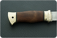 Нож Н8-Спецназ береза, контрастный дамаск, латунь  : фото 5