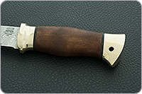 Нож Н8-Спецназ береза, контрастный дамаск, латунь  : фото 6