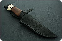 Нож Н8-Спецназ береза, контрастный дамаск, латунь  : фото 10